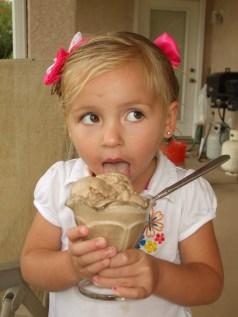 maycie-eating-grandma-ice-cream